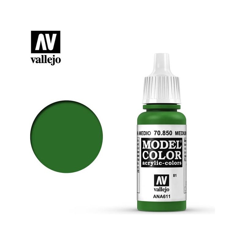 Acrylicos Vallejo - Medium Olive - 70 850