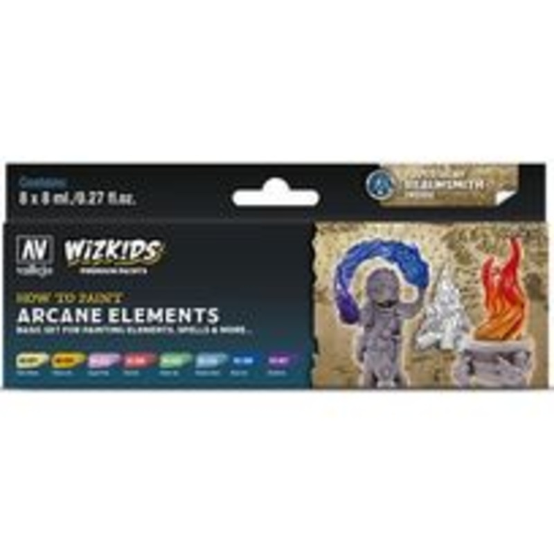 Acrylicos Vallejo - Wizkids - Arcane Elements - Premium Set