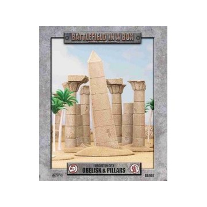 Gale Force Nine - Battlefield in A Box - Forgotten City - Obelisk and Pillars
