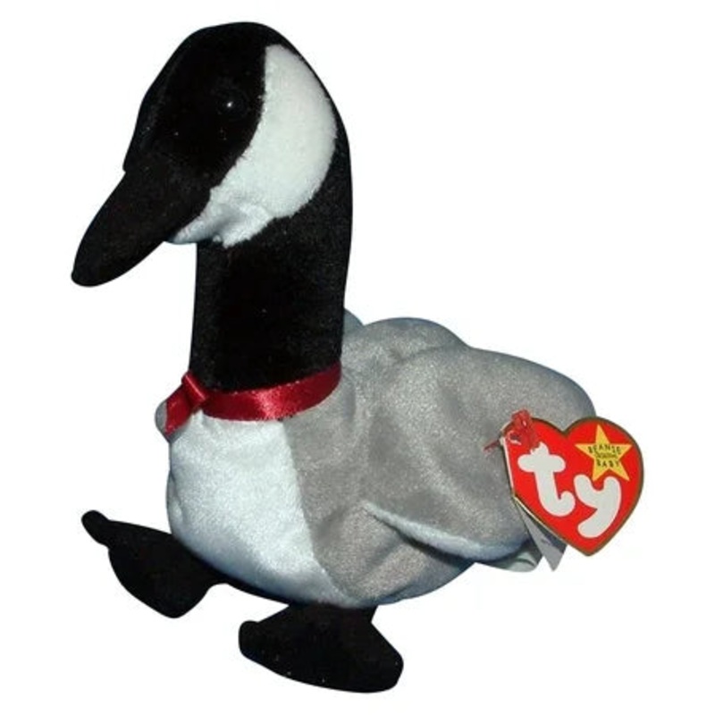 TY Beanie Babies - Loosy The Canadian Goose