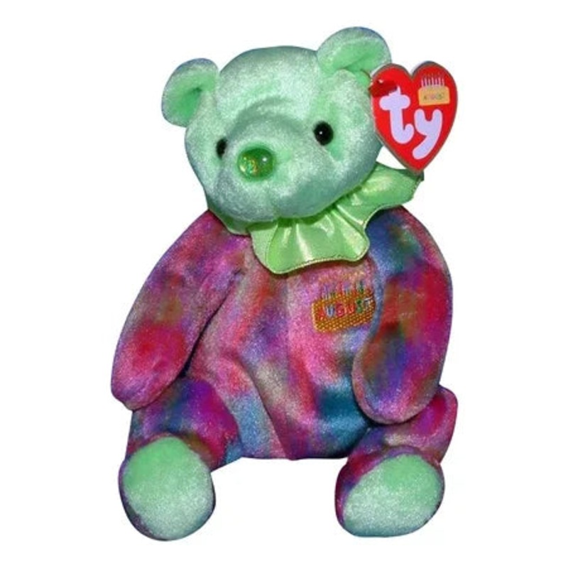 TY Beanie Baby - August Birthday Bear