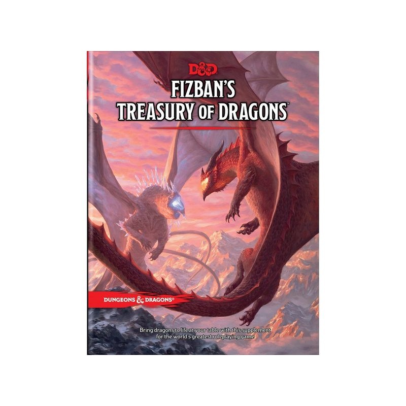 Wizards of the Coast - Dungeons and Dragons - 5th Edition - Fizbans Treasury of Dragons - Hardcover