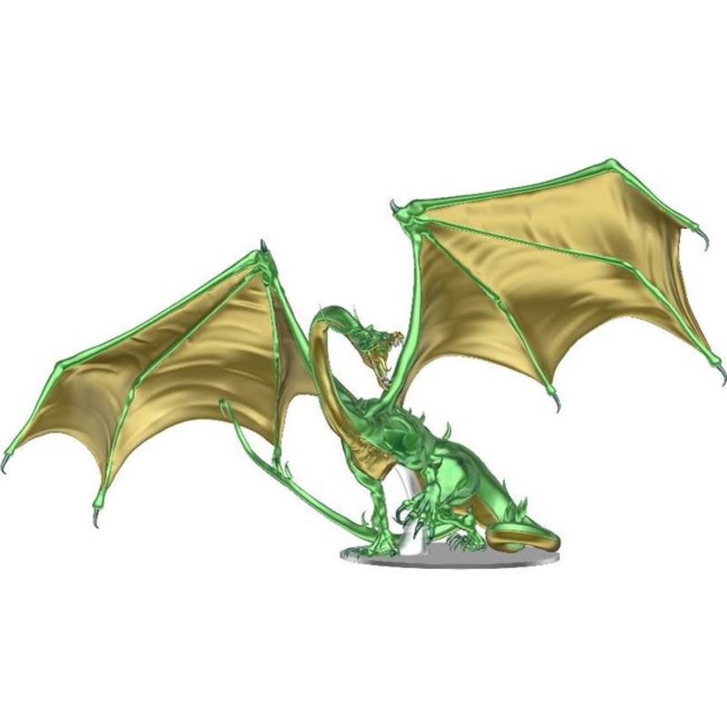 Wizards of the Coast - Dungeons and Dragons - Icons of the Realms - Adult Emerald Dragon