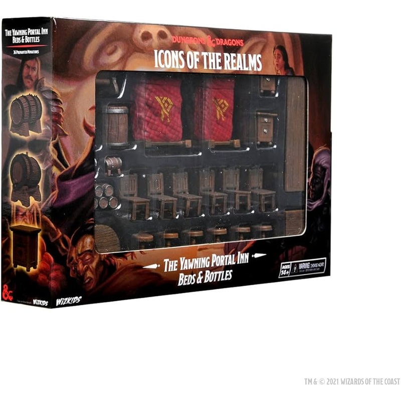 Wizards of the Coast - Dungeons and Dragons - Icons of the Realms - The Yawning Portal Inn - Beds and Bottles