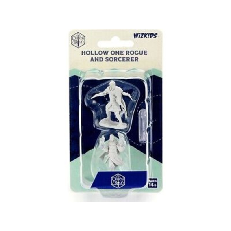 Wizkids - Critical Roll - Unpainted Miniatures - Hollow One Rogue and Sorcerer Male - 90380