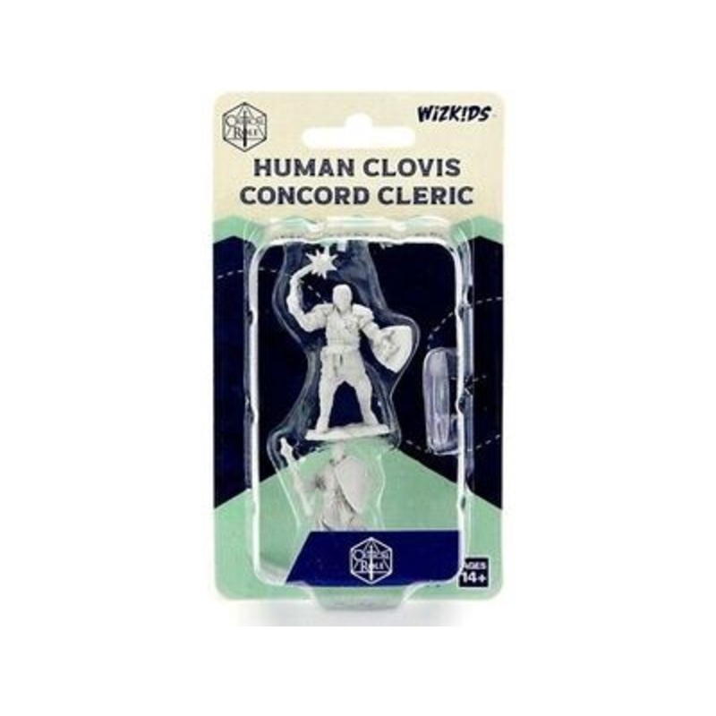 Wizkids - Critical Roll - Unpainted Miniatures - Human Clovis Concord - 90385