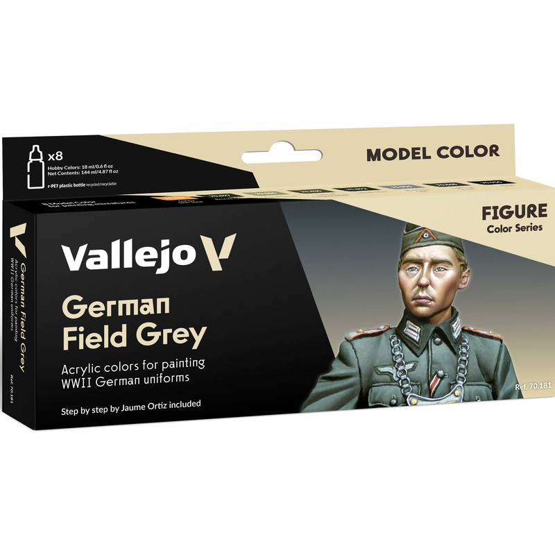 Acrylicos Vallejo - German Field Grey  - Paint Set