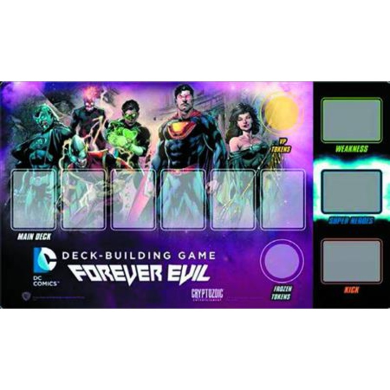 Cryptozoic - DC Legendary Deckbuilding Game - Forever Evil - Rudder Playmat