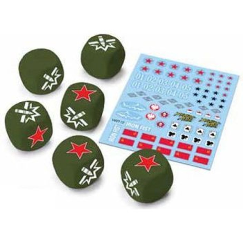 Gale Force Nine - World of Tanks - Soviet - Dice and Decal Pack