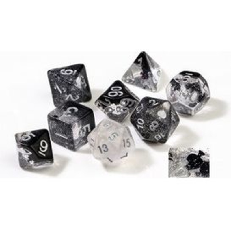 Sirius Dice - 7 Die Set - Translucent Spades