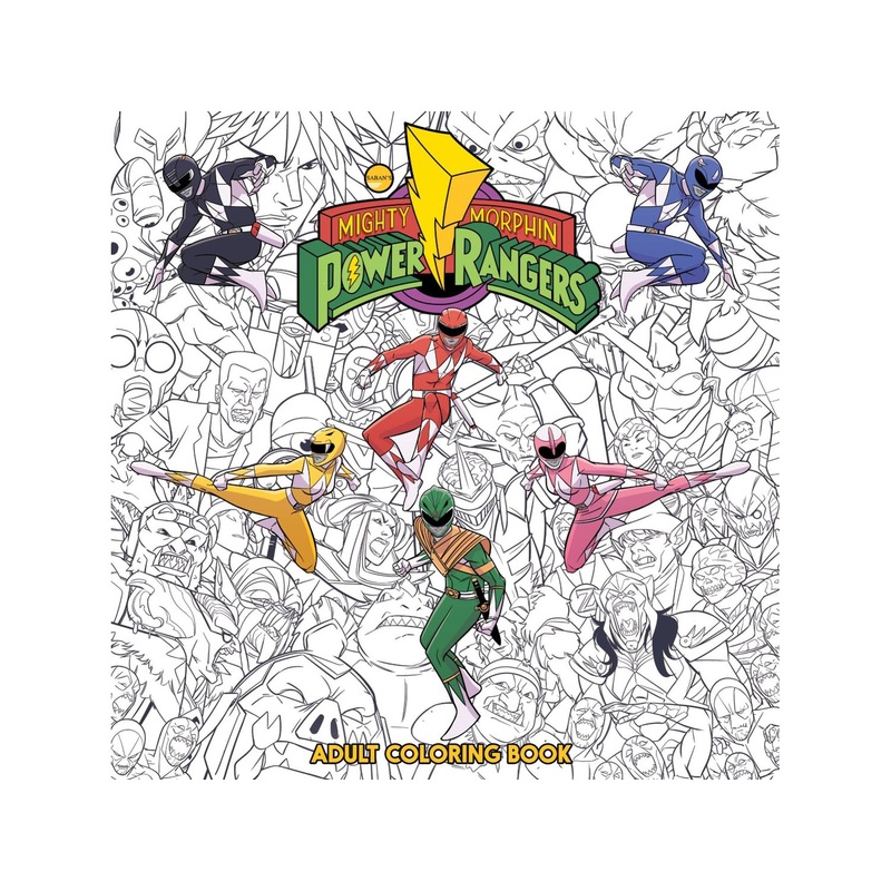 BOOM! Studios - Mighty Morphin Power Rangers Adult Coloring Book - TP 0327