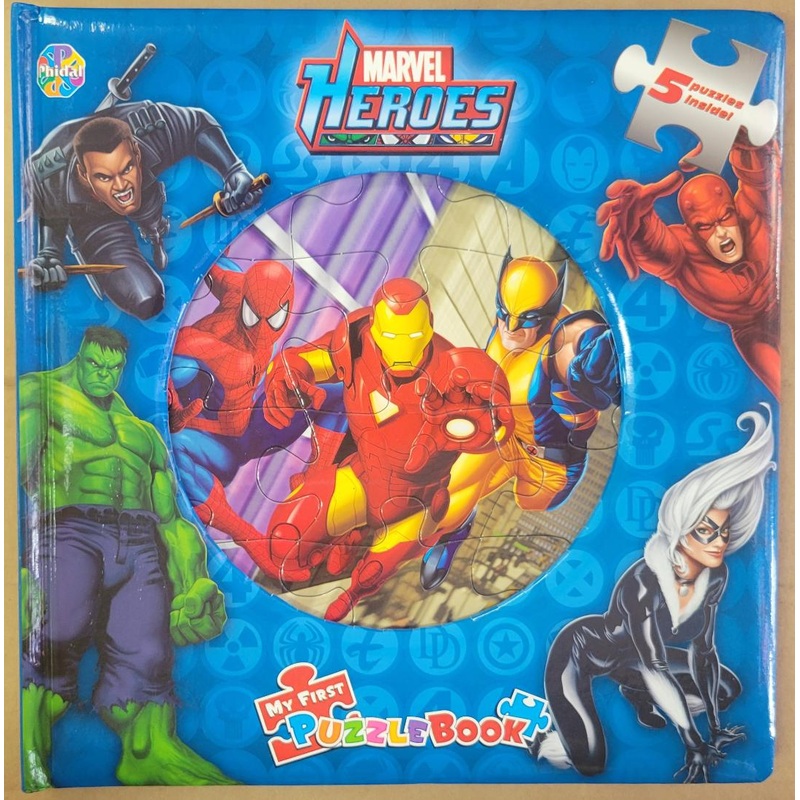 Marvel Comics - Marvel Heroes - My First Puzzle Book - Pre-Owned - HC0226