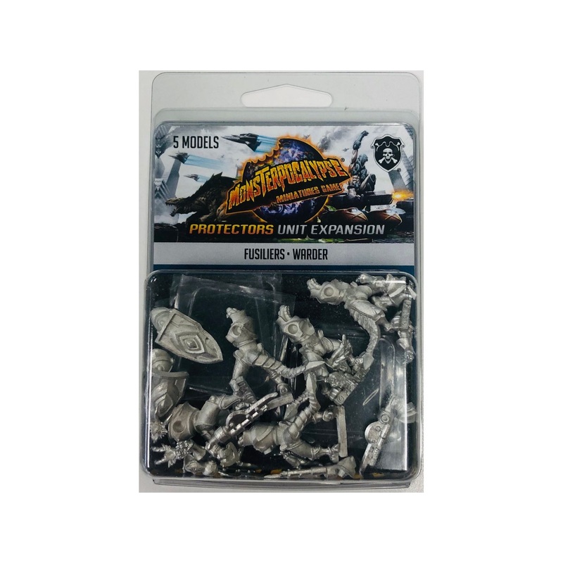 Privateer Press - Monsterpocalypse - Protectors Unit Expansion - Fusiliers Warder - PIP 51102