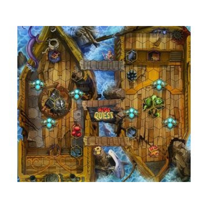 Privateer Press - Riot Quest - Hullgrinder Fabric Playmat - PIP 63902