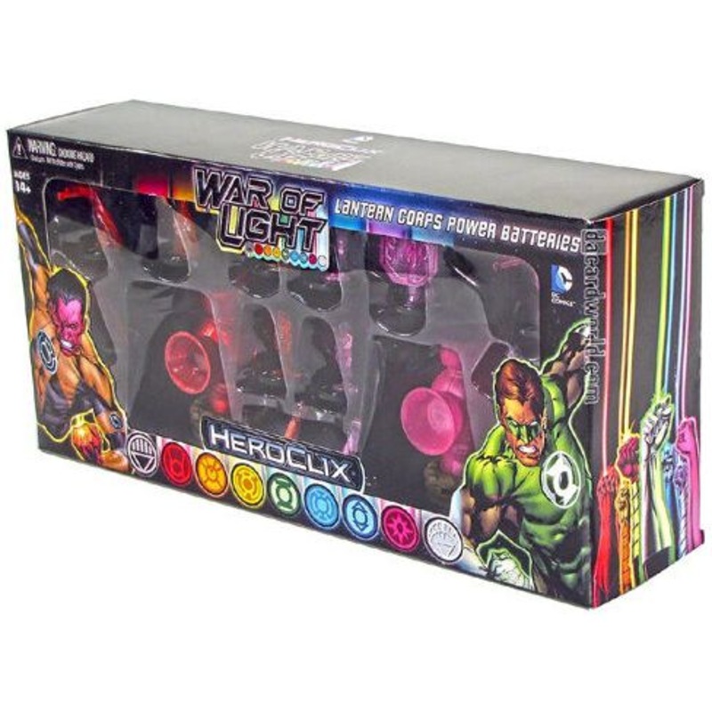 Wizkids - DC - HeroClix - War Of Light - Lantern Corps Power Batteries
