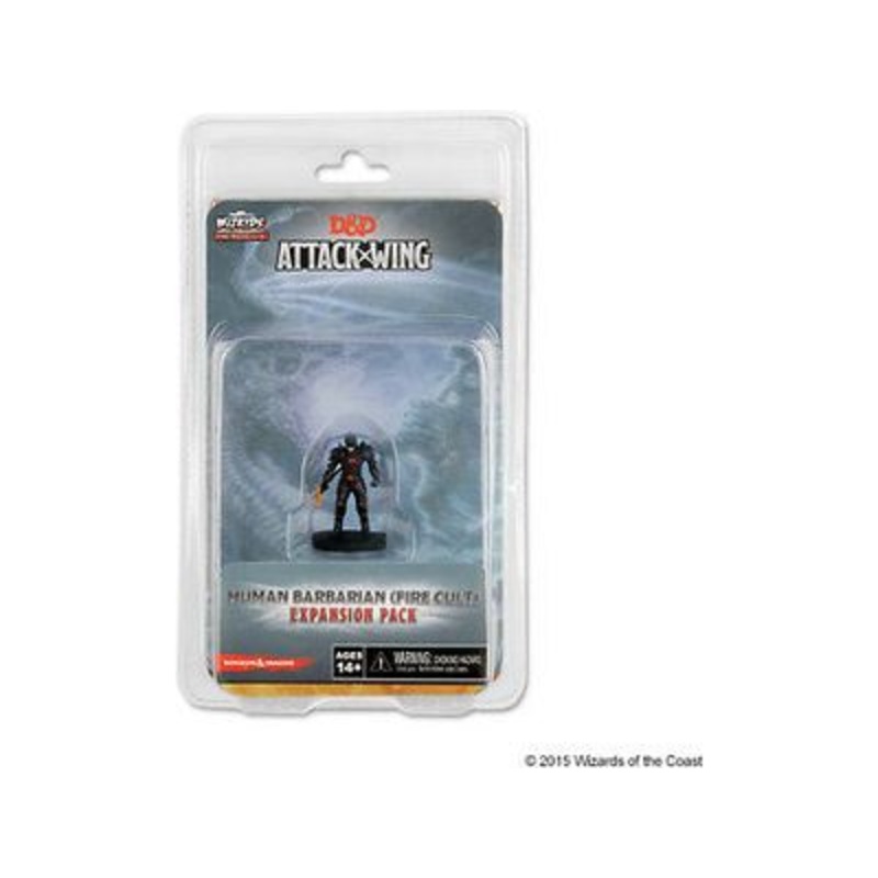 Wizkids - Dungeons and Dragons Attack Wing - Human Barbarian (Fire Cult) - Expansion Pack - 71968