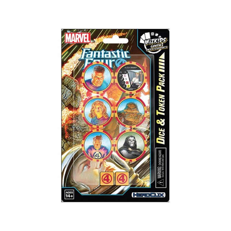 Wizkids - Marvel - HeroClix - Fantastic Four - Dice and Token