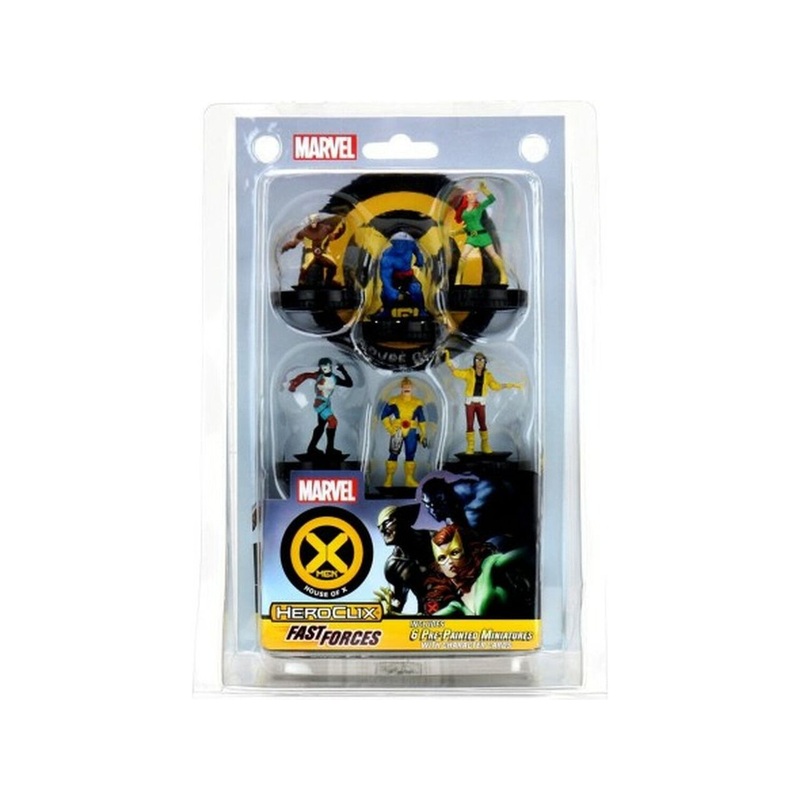 Wizkids - Marvel - HeroClix - X-Men House of X - Fast Forces 6 Pack