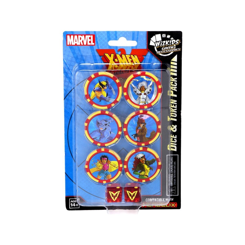Wizkids - Marvel - HeroClix - X-Men the Animated Series the Dark Phoenix Saga - Dice and Tokens Pack