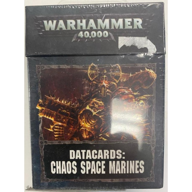 Games Workshop - Warhammer 40K - (9th Edition) Data cards - Chaos Space Marines - 43-02-60 - OUT OF PRINT