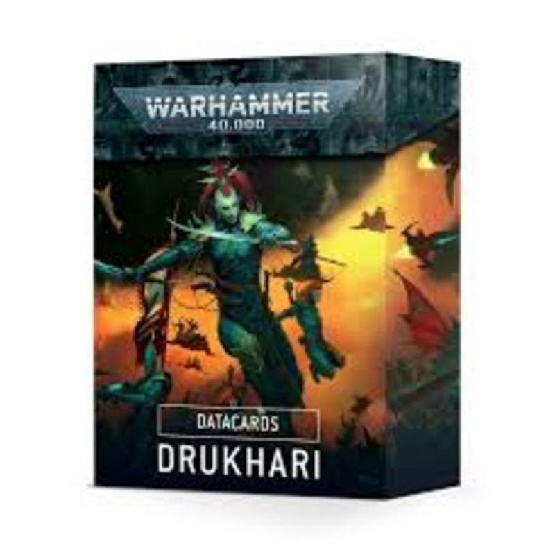 Games Workshop - Warhammer 40K - (9th Edition) Data cards - Drukhari - 45-02 - OUT OF PRINT