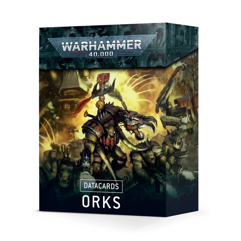 Games Workshop - Warhammer 40K - (9th Edition) Data cards - Orks - 50-02 - OUT OF PRINT