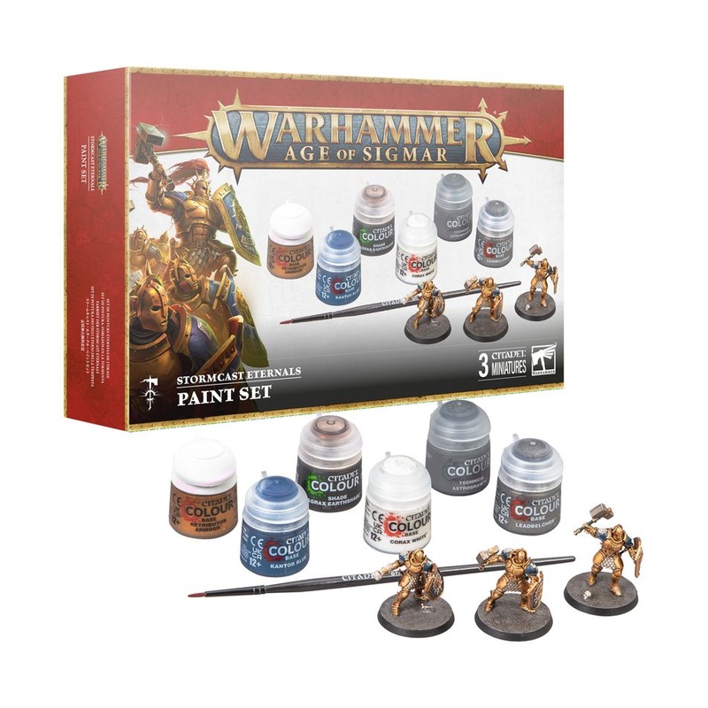 Games Workshop - Warhammer Age of Sigmar - Stormcast Eternals + Paint Set - 60-10