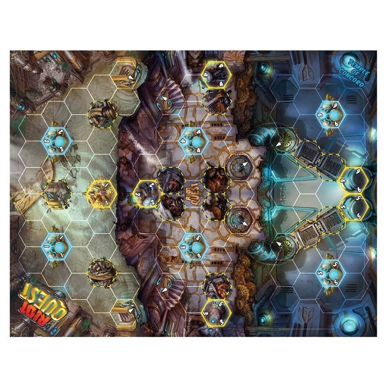 Privateer Press - Riot Quest - Temple of Concord Fabric Playmat - PIP 63903
