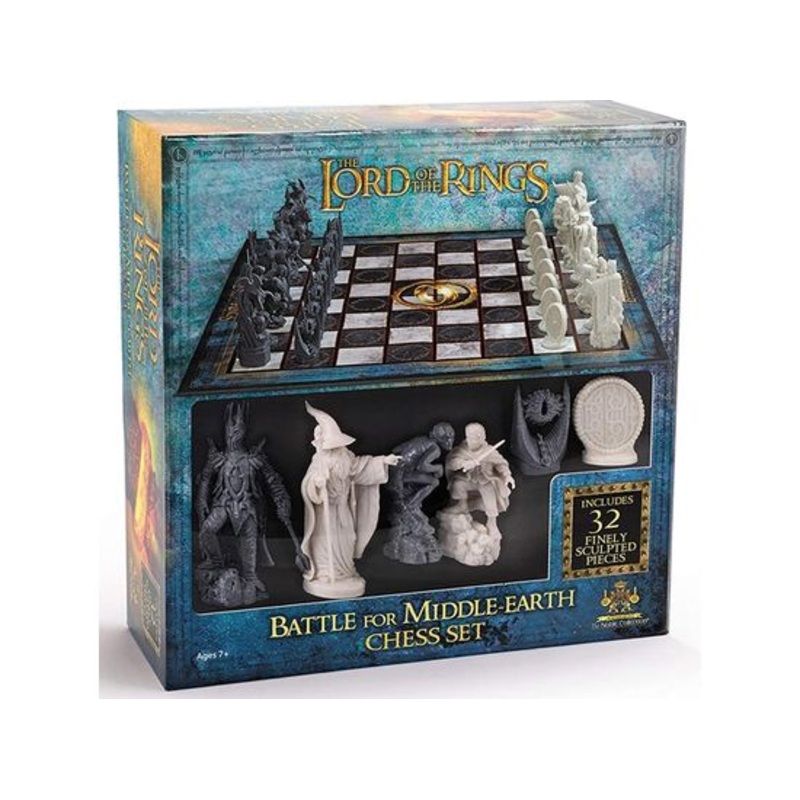 The Noble Collection - Lord of The Rings - Battle For Middle Earth - Chess Set