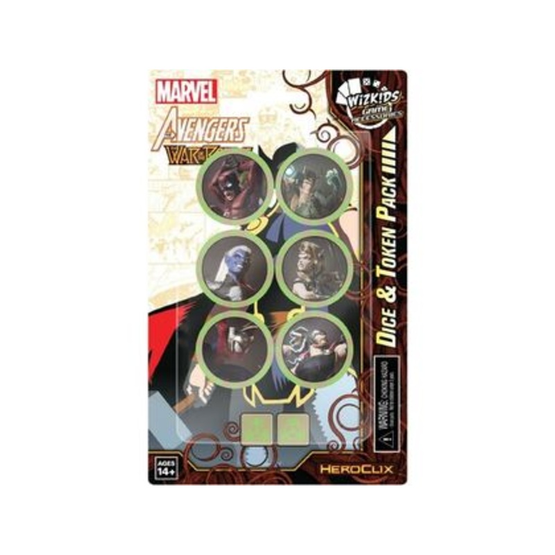 Wizkids - Marvel - HeroClix - Avengers War of the Realms - Dice and Token