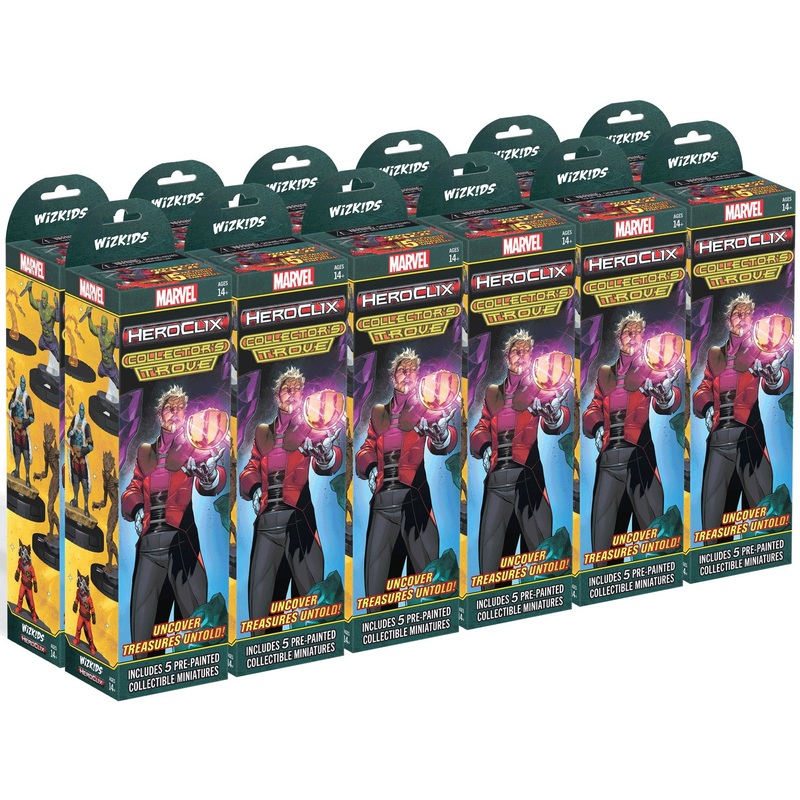 Wizkids - Marvel - HeroClix - Collectors Trove - Booster Brick with 1 Ultimate Hulk Heroclix Included
