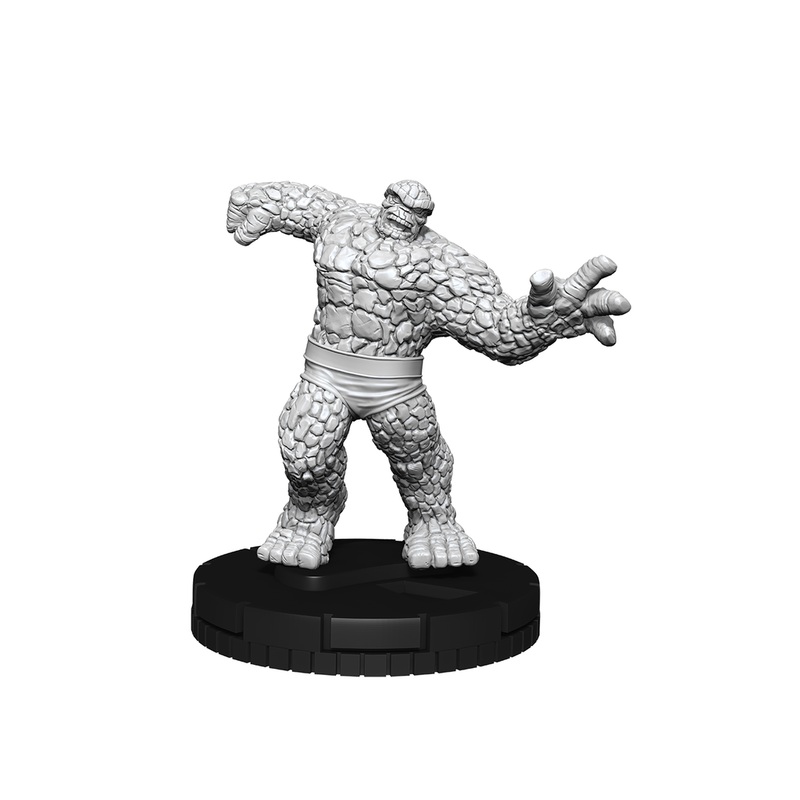 Wizkids - Marvel - HeroClix - Unpainted Miniatures - Deep Cuts - Fantastic Four - The Thing - 84817