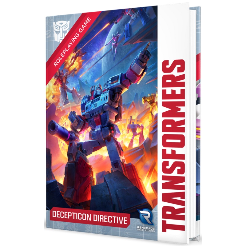 Renegade Game Studios - Transformers RPG - Deceptive Directive Rulebook - Hardcover