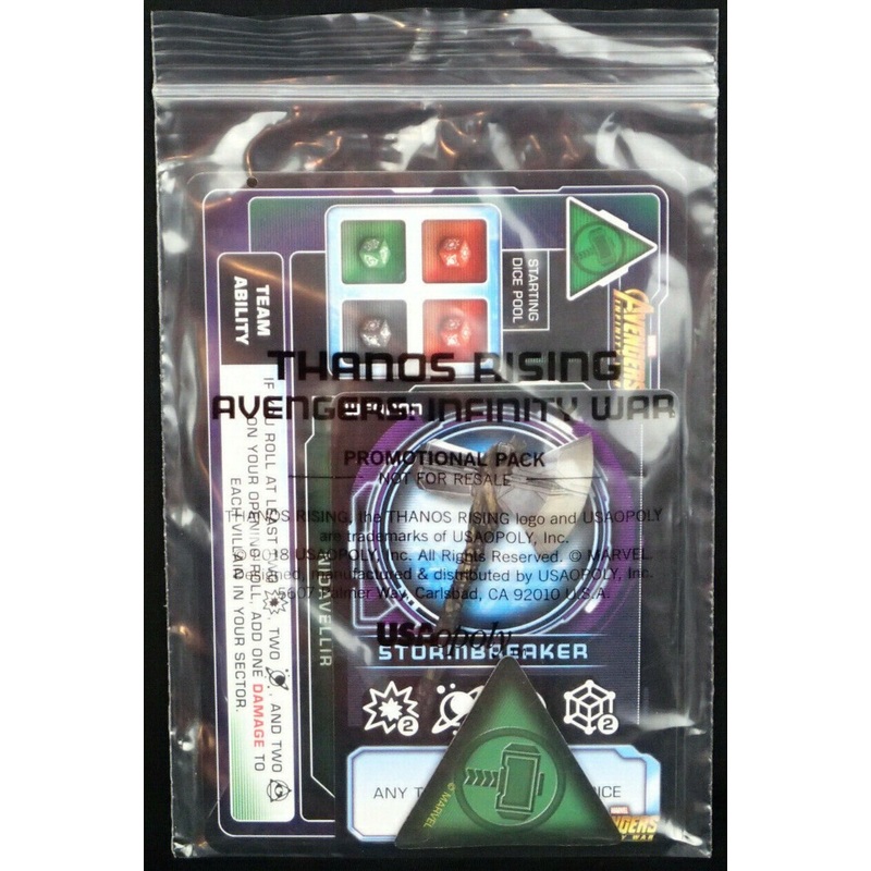 Usaopoly - Thanos Rising: Avengers Infinity War - Thor Stormbreaker and Nidavelliar Promo Set