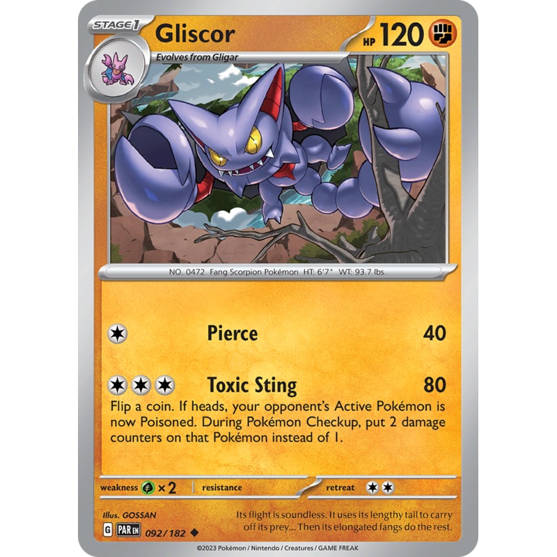 Gliscor (092/182) [Scarlet & Violet: Paradox Rift]