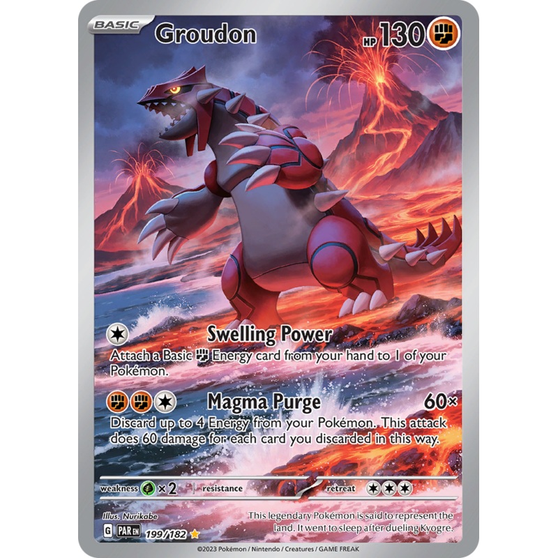 Groudon (199/182) [Scarlet & Violet: Paradox Rift]