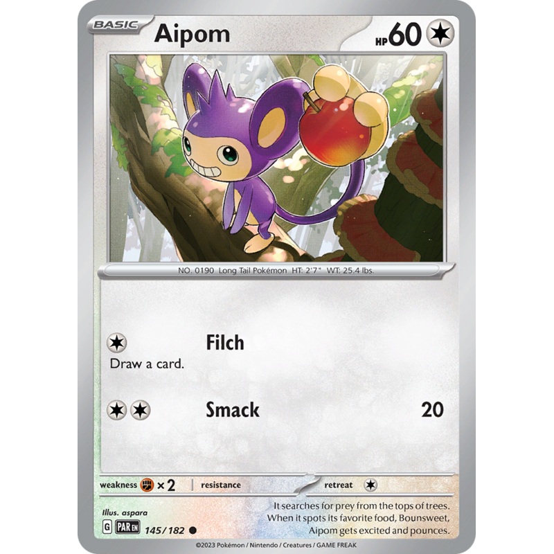 Aipom (145/182) [Scarlet & Violet: Paradox Rift]