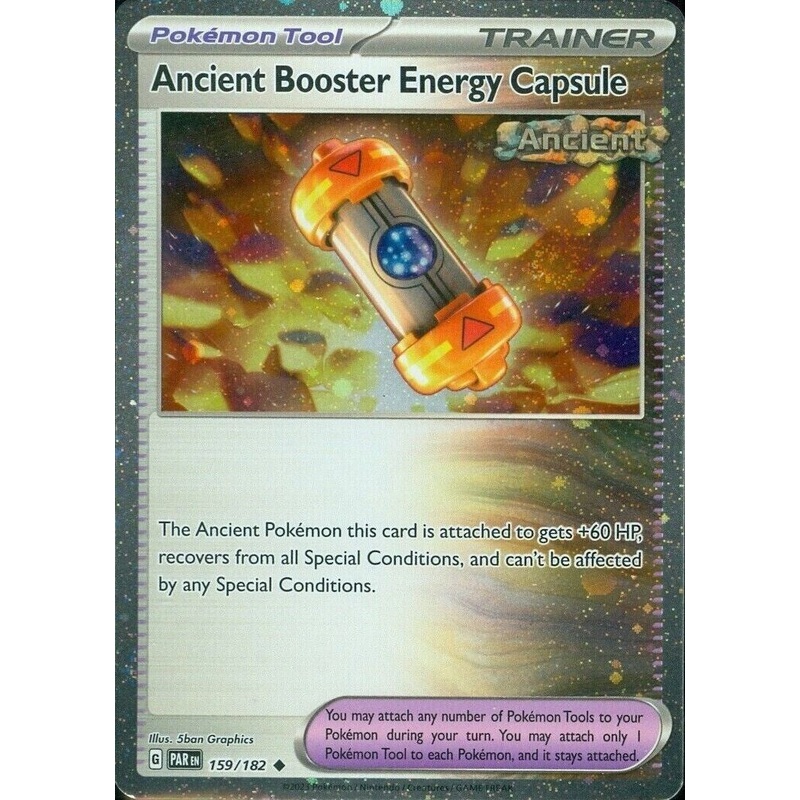 Ancient Booster Energy Capsule (159/182) (Cosmos Holo) [Scarlet & Violet: Paradox Rift]