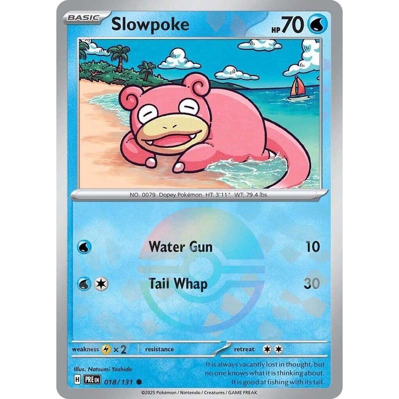 Slowpoke (018/131) (Poke Ball Pattern) [Scarlet & Violet: Prismatic Evolutions]