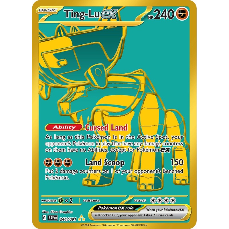 Ting-Lu ex (244/091) [Scarlet & Violet: Paldean Fates]