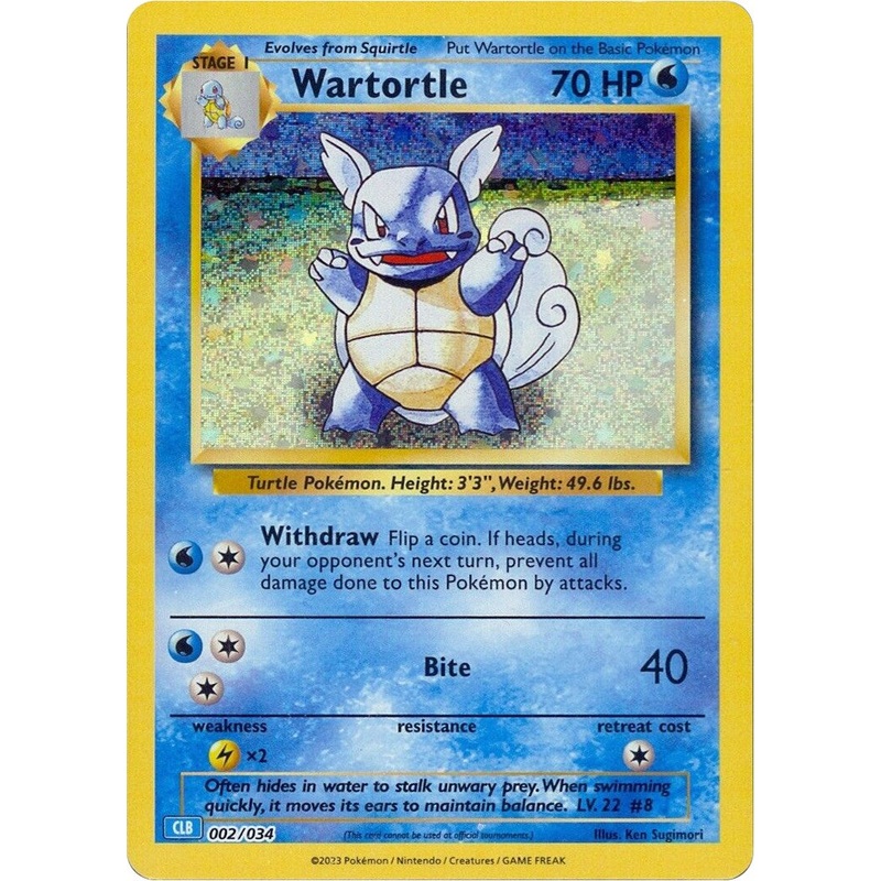 Wartortle [Trading Card Game Classic]