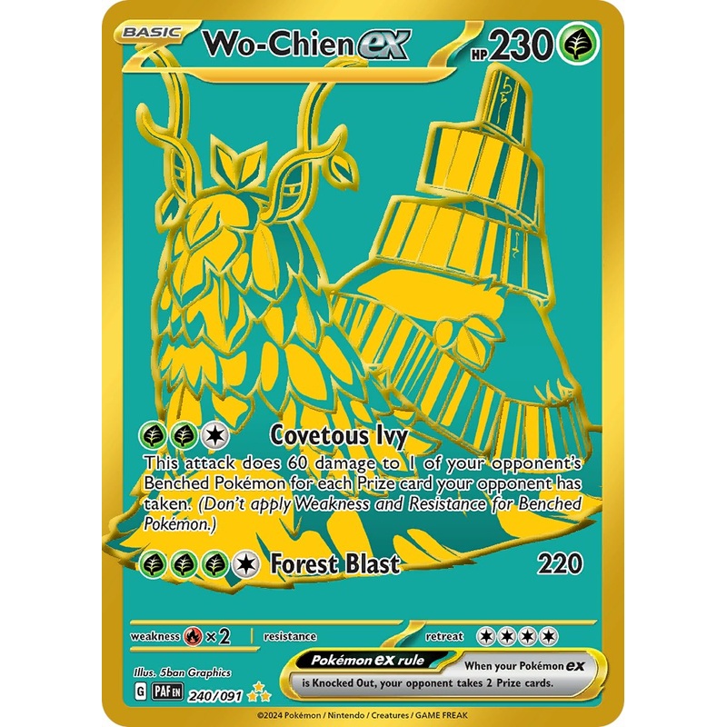 Wo-Chien ex (240/091) [Scarlet & Violet: Paldean Fates]