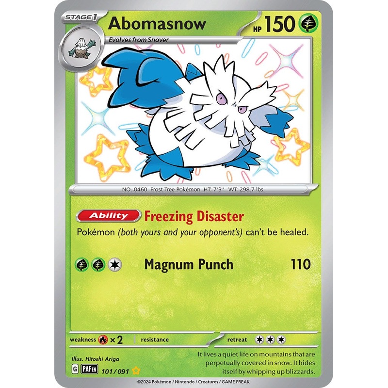 Abomasnow (101/091) [Scarlet & Violet: Paldean Fates]