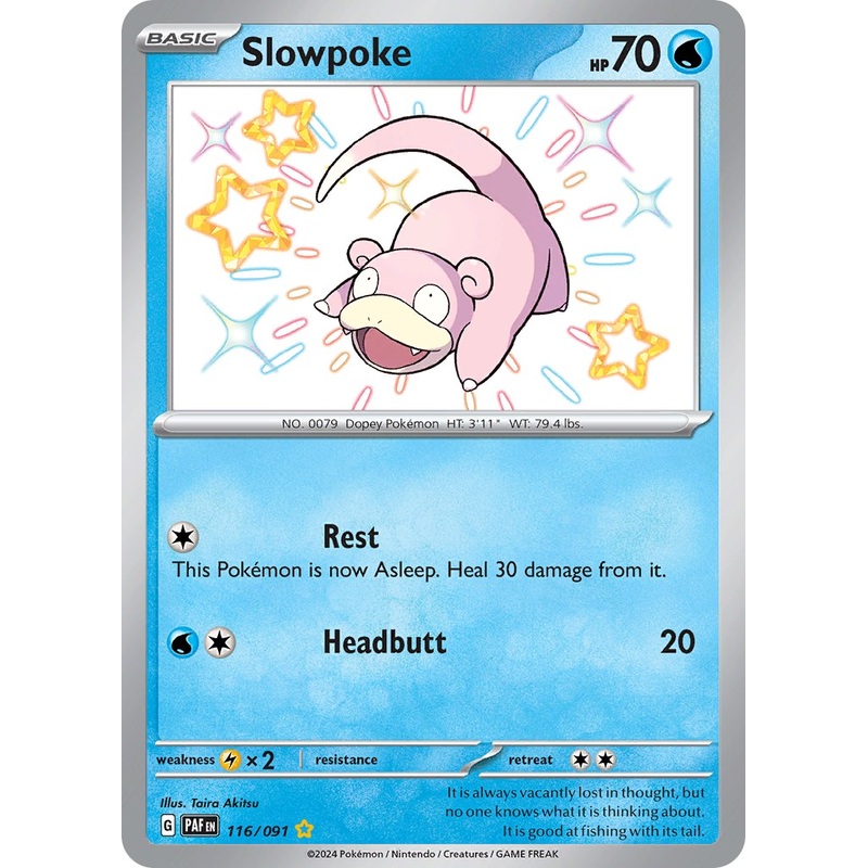 Slowpoke (116/091) [Scarlet & Violet: Paldean Fates]