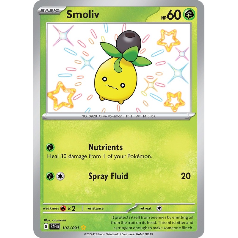 Smoliv (102/091) [Scarlet & Violet: Paldean Fates]