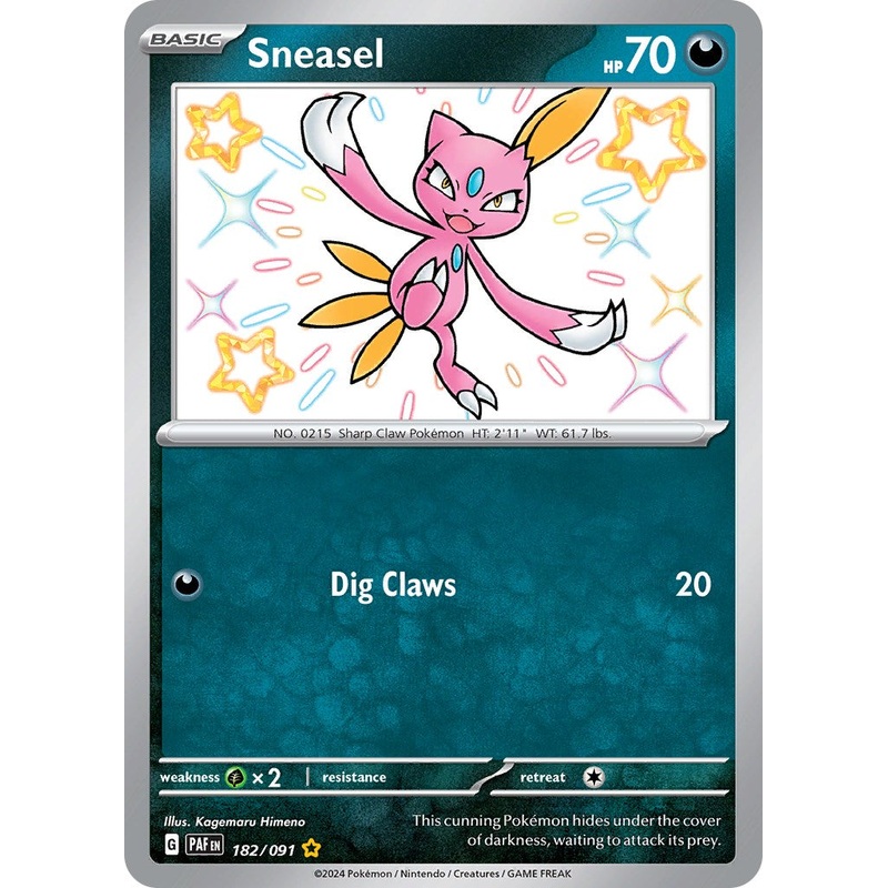 Sneasel (182/091) [Scarlet & Violet: Paldean Fates]