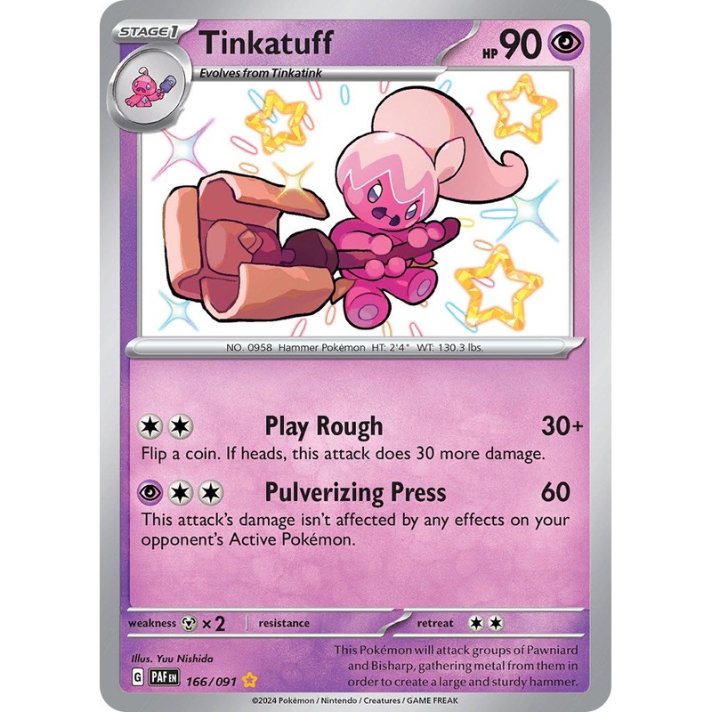Tinkatuff (166/091) [Scarlet & Violet: Paldean Fates]
