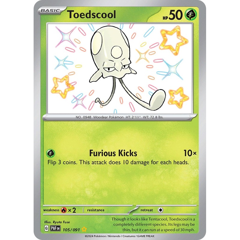 Toedscool (105/091) [Scarlet & Violet: Paldean Fates]