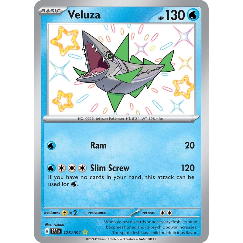 Veluza (125/091) [Scarlet & Violet: Paldean Fates]