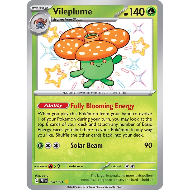 Vileplume (094/091) [Scarlet & Violet: Paldean Fates]